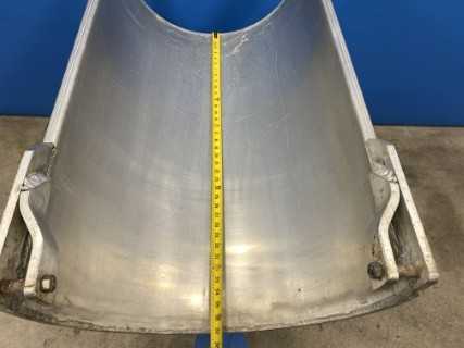 3 ft. Aluminum Concrete Extension Chute (No Handle)