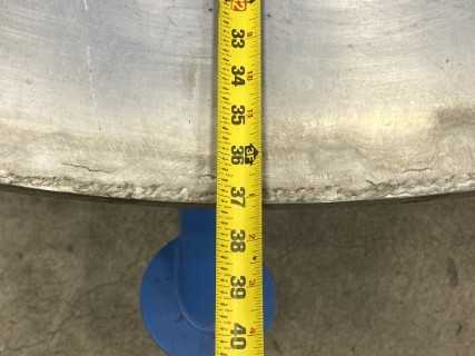 3 ft. Aluminum Concrete Extension Chute (No Handle)