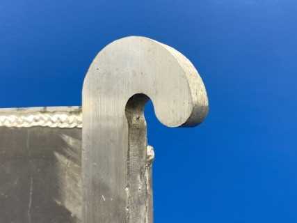 3 ft. Aluminum Concrete Extension Chute (No Handle)