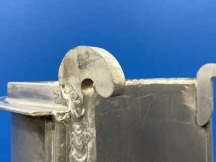 3 ft. Aluminum Concrete Extension Chute (No Handle)