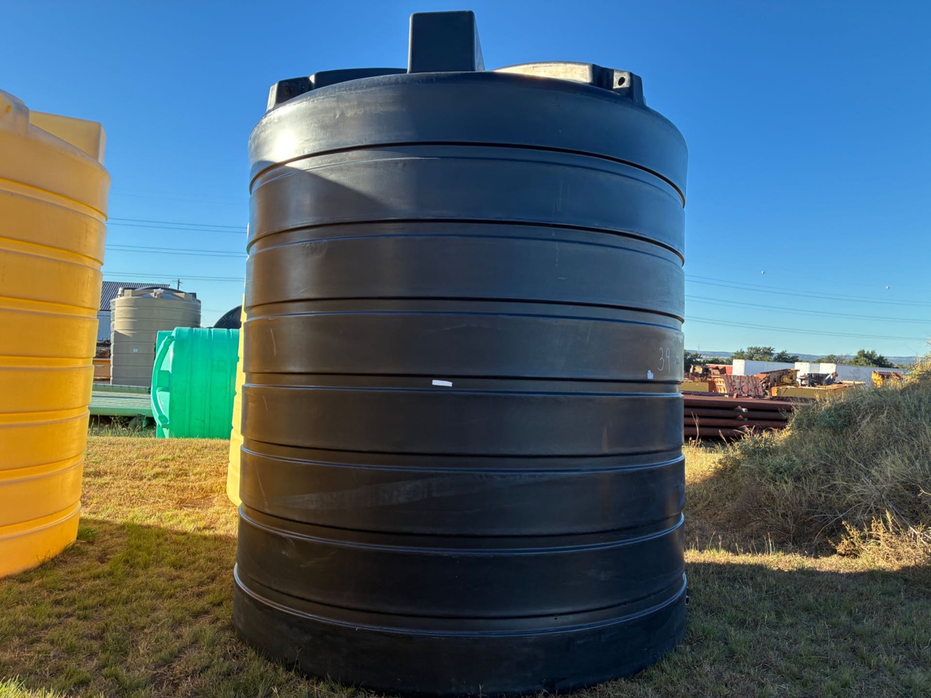 6,250 Gallon Flat Bottom Storage Tank - Black