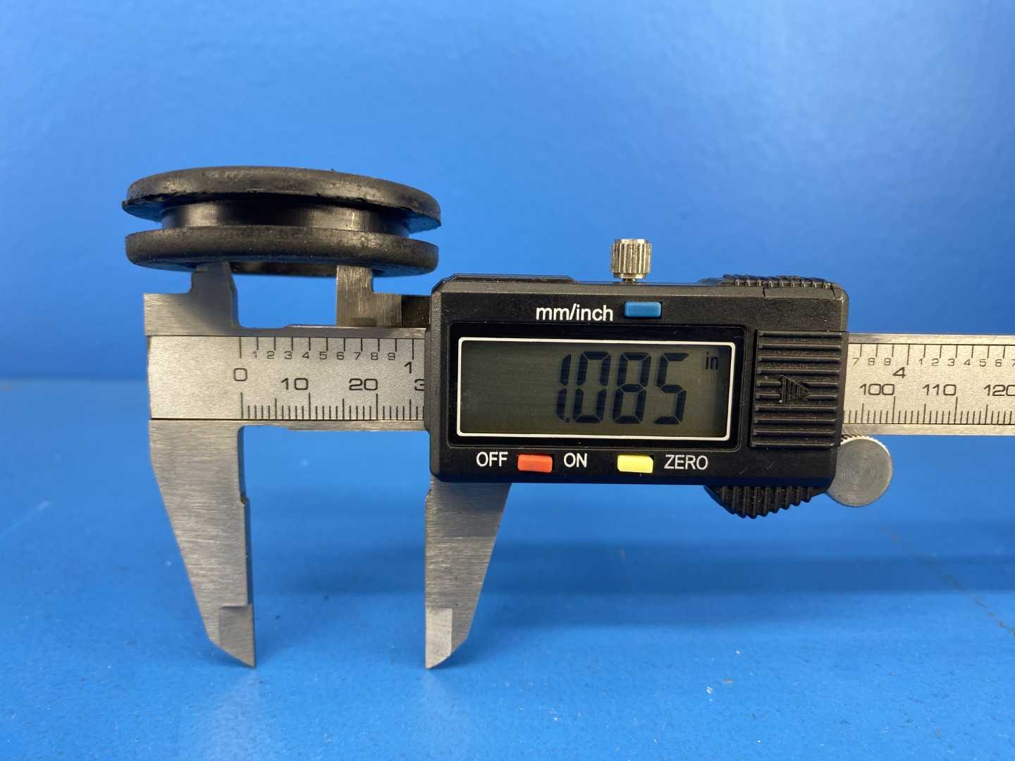 Rubber Grommet Lot of Approximately 750 Pieces 1.80" OD x 1.09" ID x 0.44" Thick 0.35" Groove, 0.16" Lip