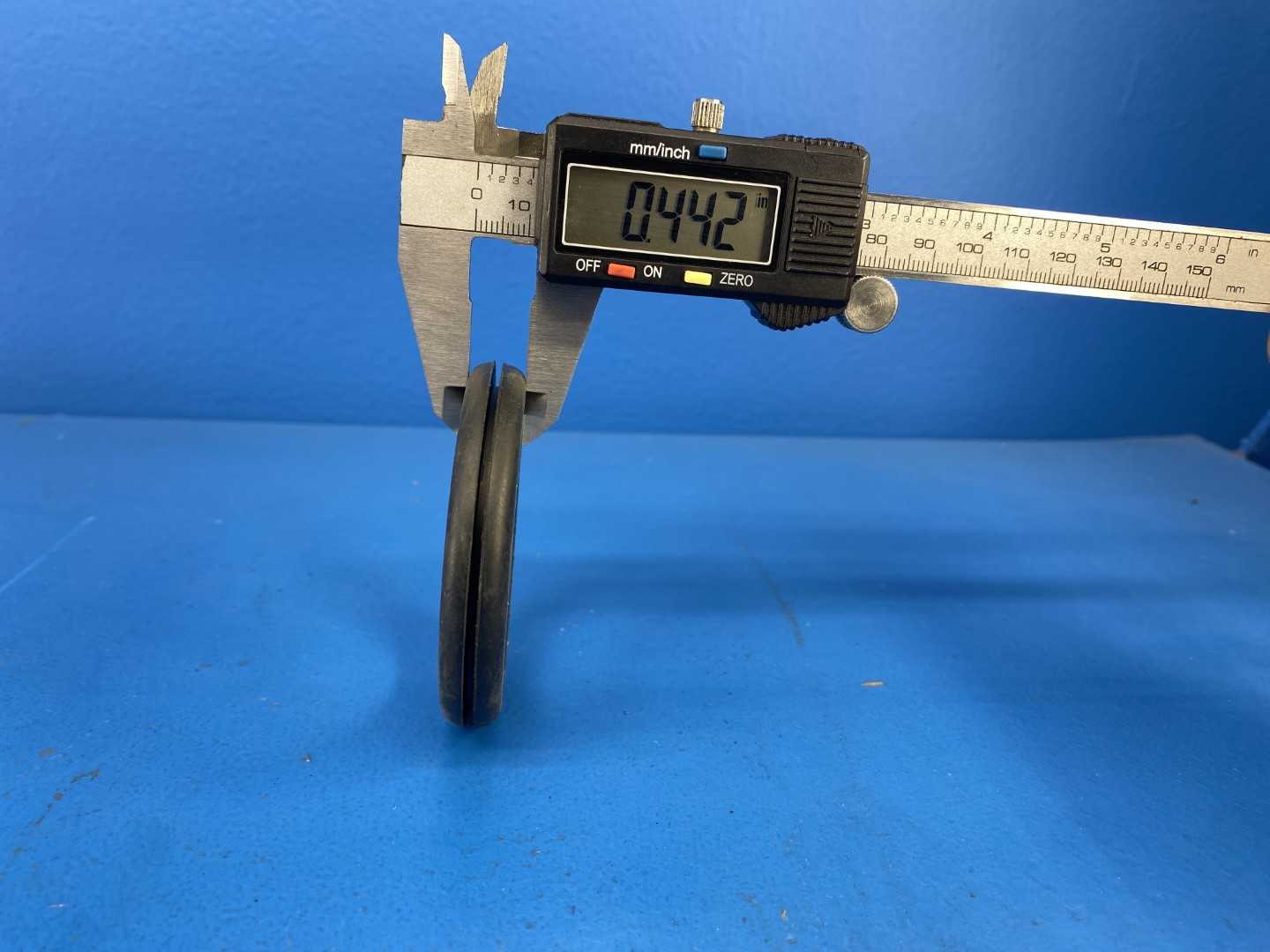 Rubber Grommet Lot of Approximately 500 Pieces 2.84" OD x 2.15" ID x 0.44" Thick 0.38" Groove, 0.12" Lip