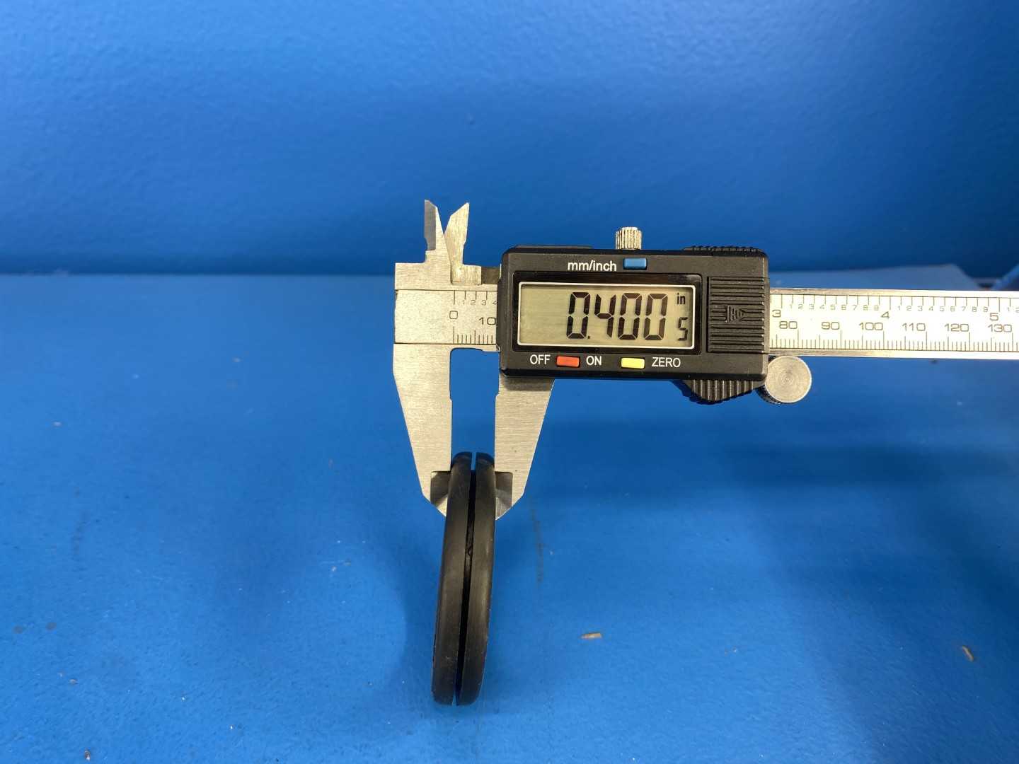 Rubber Grommet Lot of Approximately 1700 Pieces 2.27" OD x 1.80" ID x 0.40" Thick 0.28" Groove, 0.06" Lip