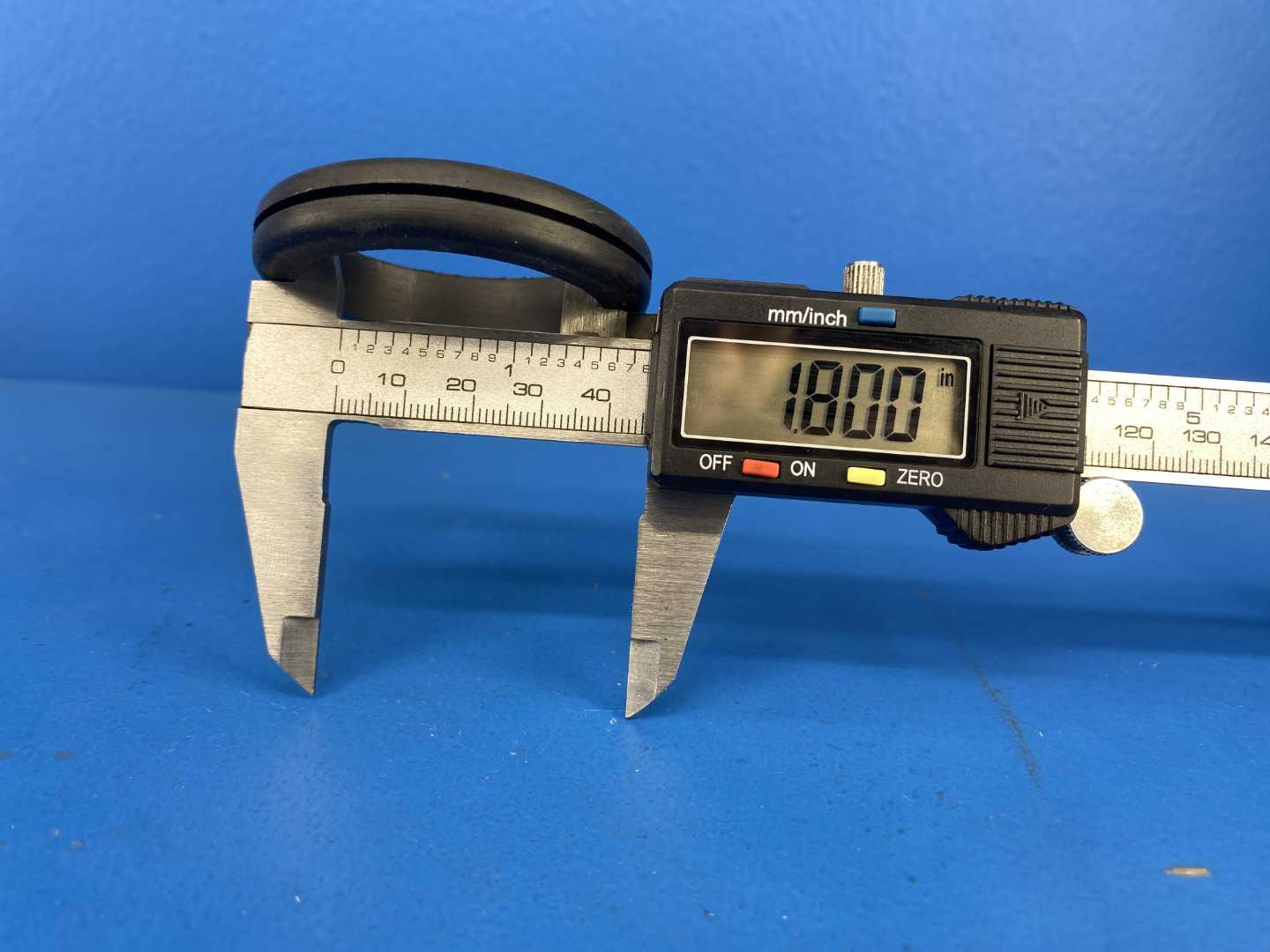 Rubber Grommet Lot of Approximately 1700 Pieces 2.27" OD x 1.80" ID x 0.40" Thick 0.28" Groove, 0.06" Lip