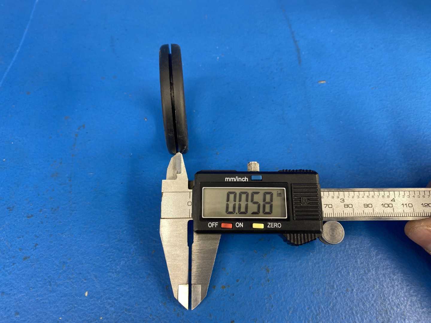 Rubber Grommet Lot of Approximately 1700 Pieces 2.27" OD x 1.80" ID x 0.40" Thick 0.28" Groove, 0.06" Lip