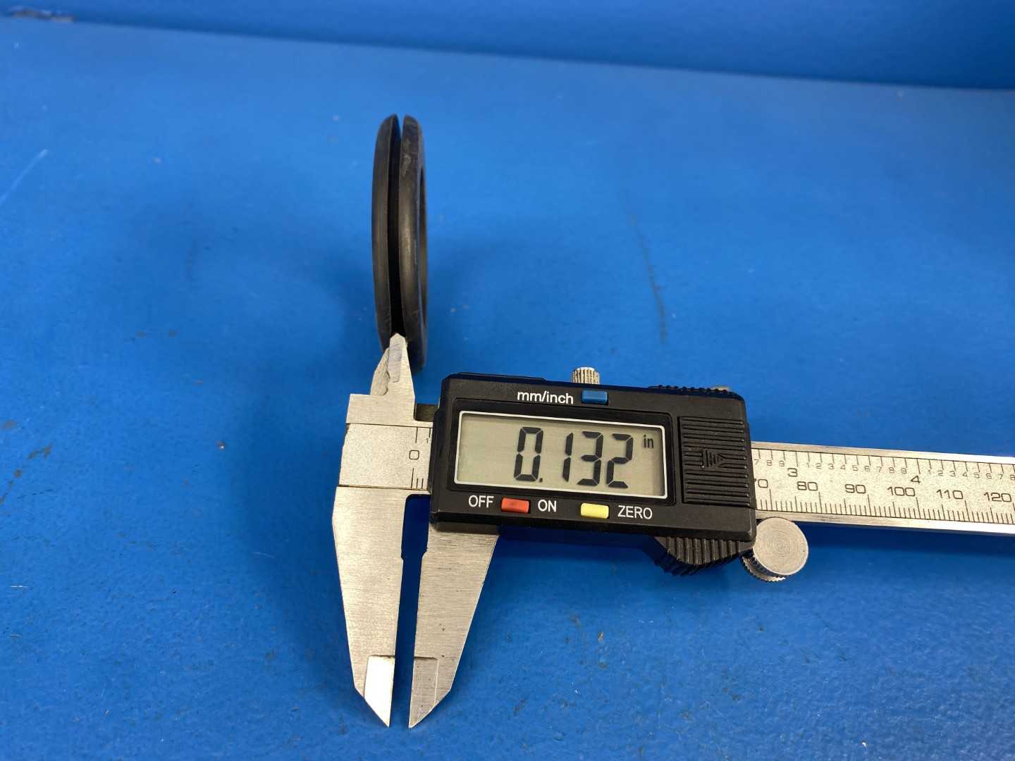 Rubber Grommet Lot of Approximately 1696 Pieces 2.36" OD x 1.55" ID x 0.36" Thick 0.43" Groove, 0.13" Lip