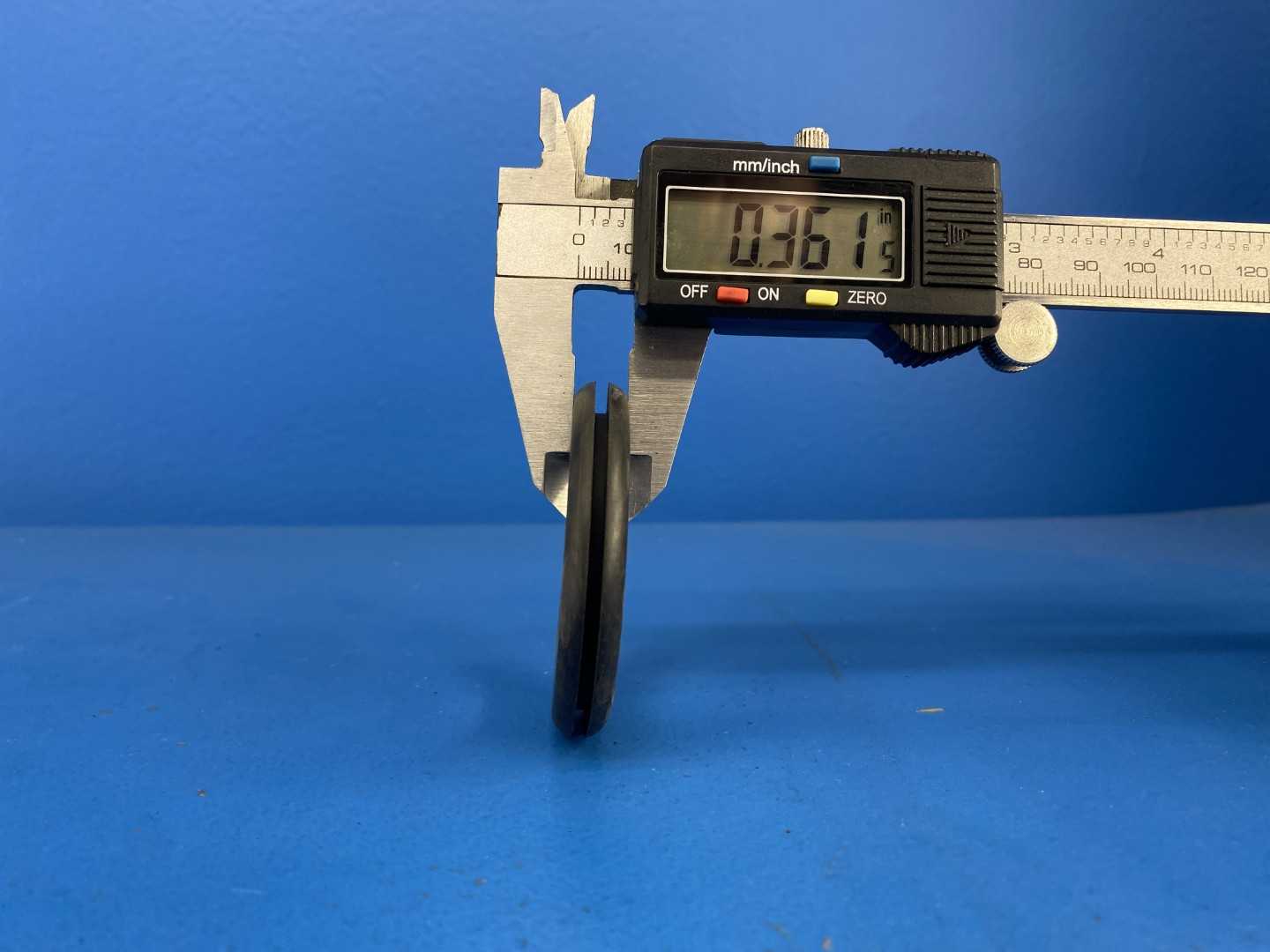 Rubber Grommet Lot of Approximately 1696 Pieces 2.36" OD x 1.55" ID x 0.36" Thick 0.43" Groove, 0.13" Lip