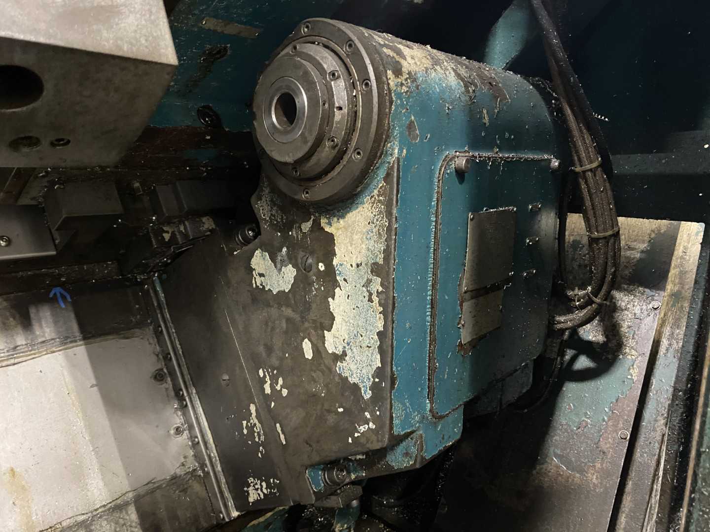 PARTS UNIT Nakamura-Tome Slant-4B CNC Horizontal Turning Center (HTC), Fanuc Panel, 12" Chuck, 33.86" Swing Over Bed, 20.47" Swing Over Saddle, 18.31" Turning Diameter