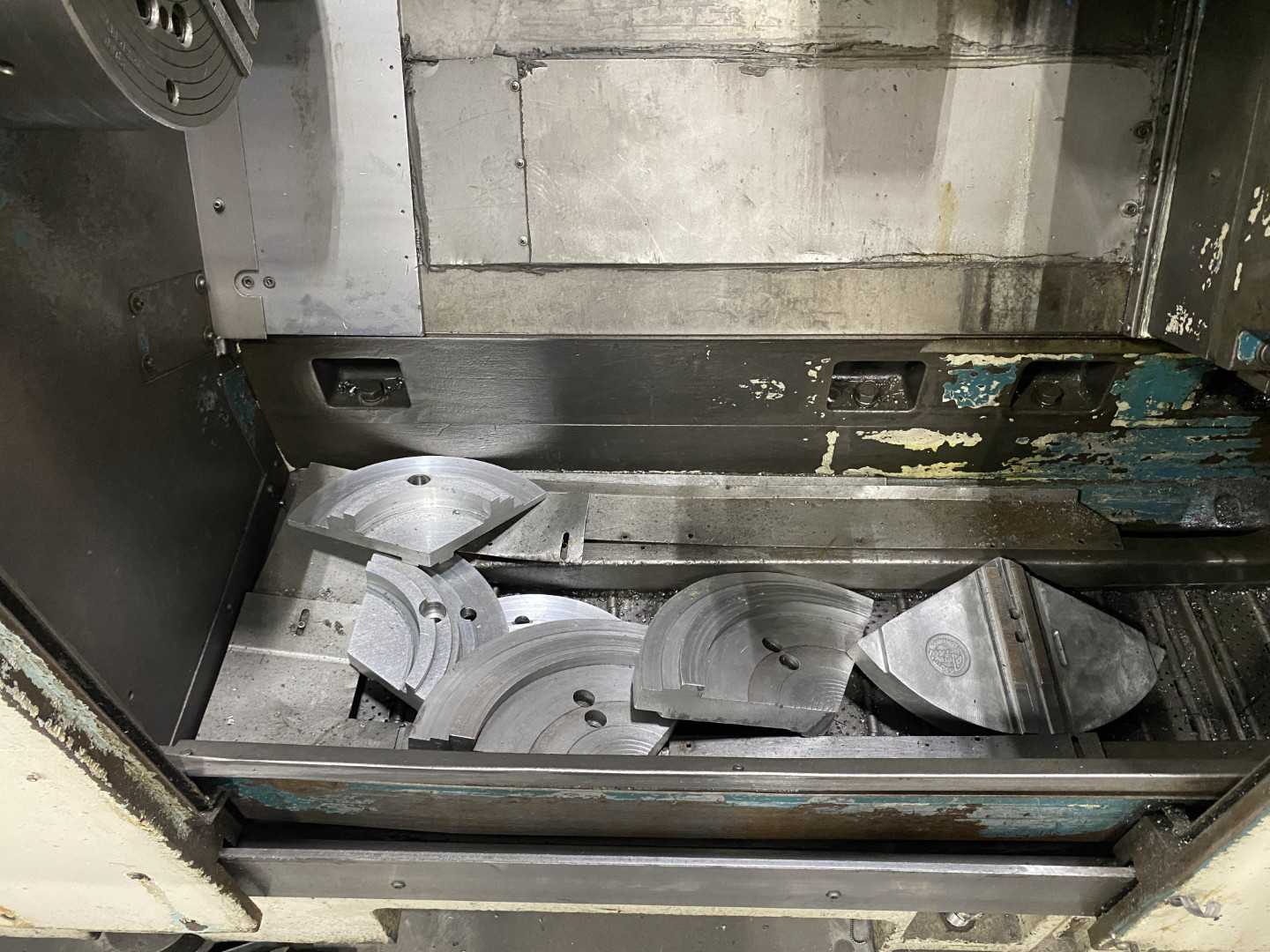 PARTS UNIT Nakamura-Tome Slant-4B CNC Horizontal Turning Center (HTC), Fanuc Panel, 12" Chuck, 33.86" Swing Over Bed, 20.47" Swing Over Saddle, 18.31" Turning Diameter