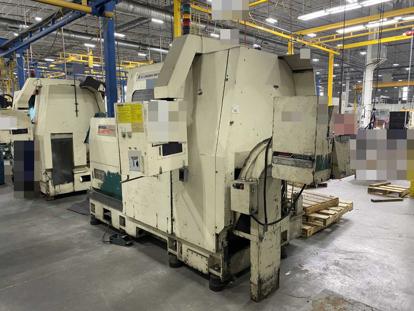 PARTS UNIT Nakamura-Tome Slant-4B CNC Horizontal Turning Center (HTC), Fanuc Panel, 12" Chuck, 33.86" Swing Over Bed, 20.47" Swing Over Saddle, 18.31" Turning Diameter