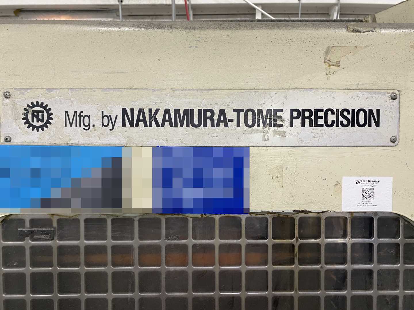 PARTS UNIT Nakamura-Tome Slant-4B CNC Horizontal Turning Center (HTC), Fanuc 6T, 12" Chuck, 33.86" Swing Over Bed, 20.47" Swing Over Saddle, 18.31" Turning Diameter