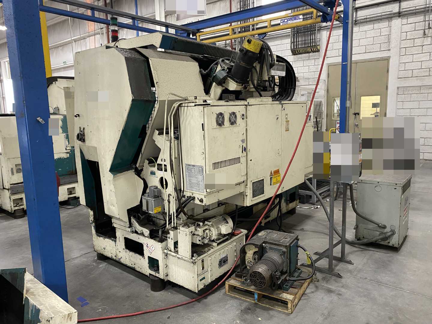 PARTS UNIT Nakamura-Tome Slant-4B CNC Horizontal Turning Center (HTC), Fanuc 6T, 12" Chuck, 33.86" Swing Over Bed, 20.47" Swing Over Saddle, 18.31" Turning Diameter