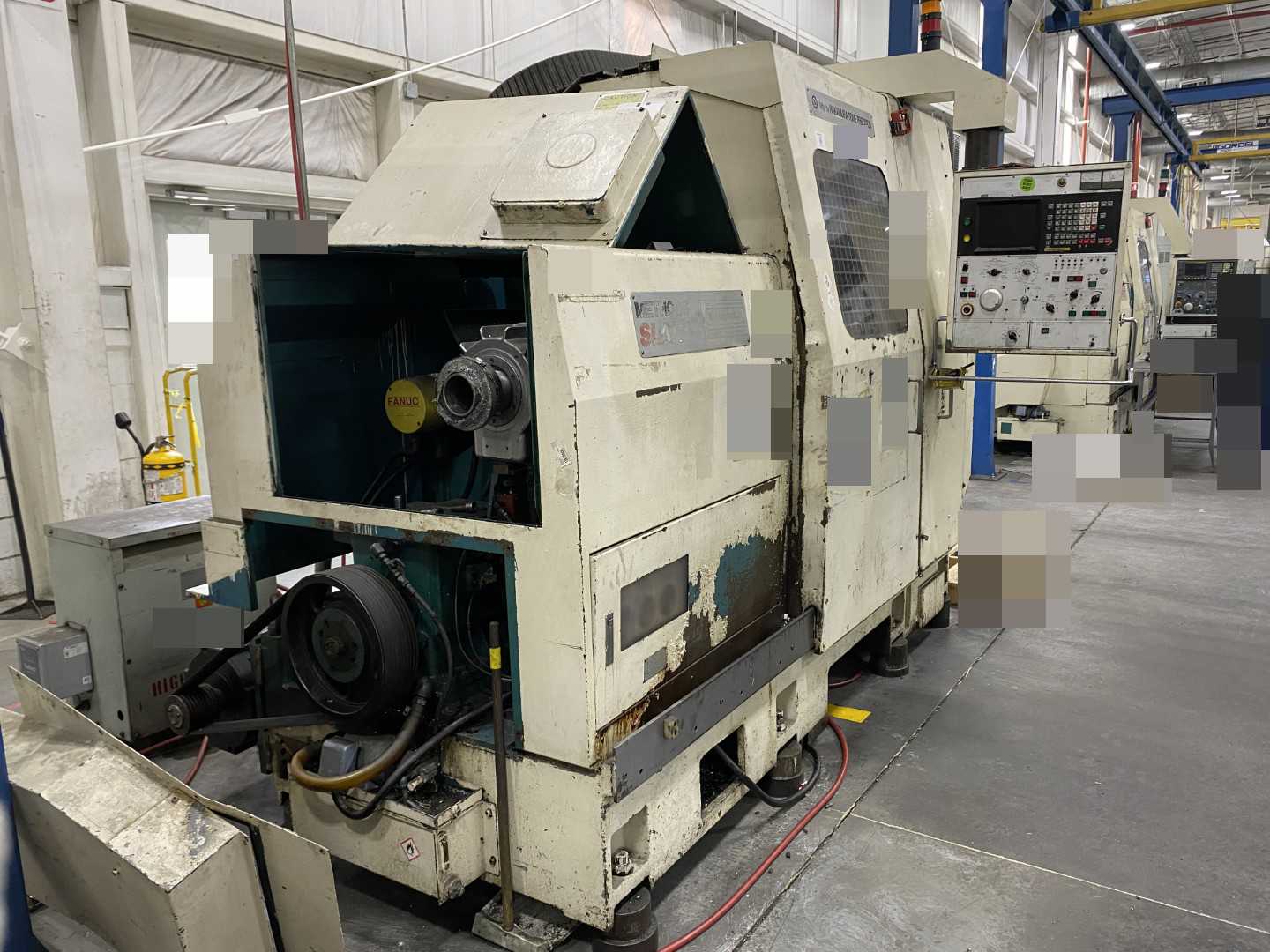 PARTS UNIT Nakamura-Tome Slant-4B CNC Horizontal Turning Center (HTC), Fanuc 6T, 12" Chuck, 33.86" Swing Over Bed, 20.47" Swing Over Saddle, 18.31" Turning Diameter