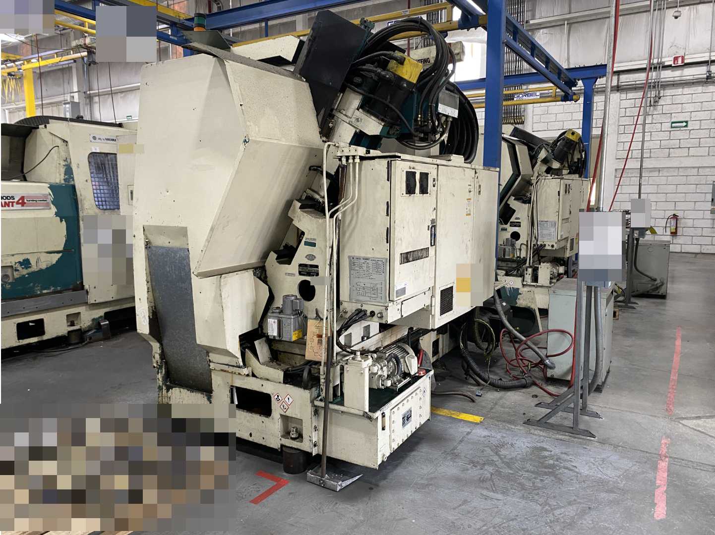 PARTS UNIT Nakamura-Tome Slant-4B CNC Horizontal Turning Center (HTC), Fanuc 6T, 12" Chuck, 33.86" Swing Over Bed, 20.47" Swing Over Saddle, 18.31" Turning Diameter