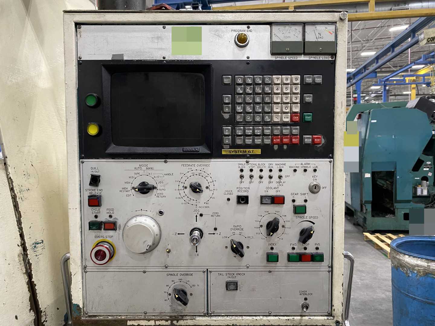 PARTS UNIT Nakamura-Tome Slant-4B CNC Horizontal Turning Center (HTC), Fanuc 6T, 12" Chuck, 33.86" Swing Over Bed, 20.47" Swing Over Saddle, 18.31" Turning Diameter