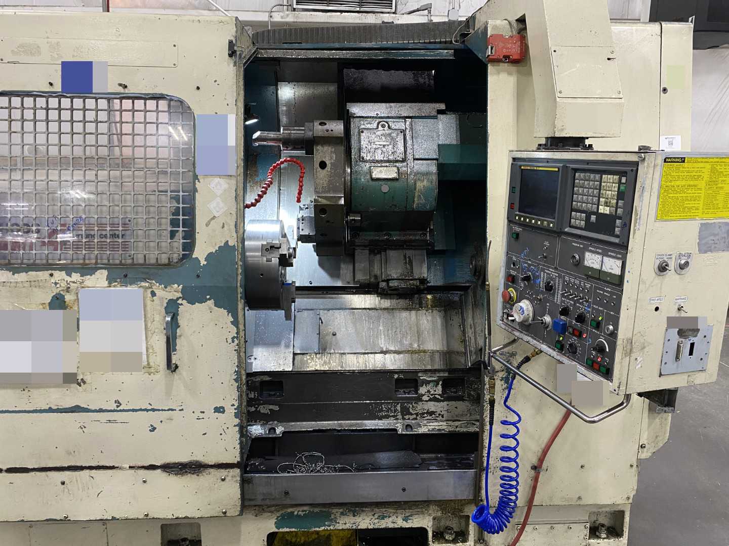 Nakamura-Tome Slant-4B CNC Horizontal Turning Center Fanuc 11T/15-T, 1992, 12" Chuck, 33.86" Swing, 20.47" Over Saddle, 18.31" Turn Dia, 63.38" Z-Travel, 10-Station Turret
