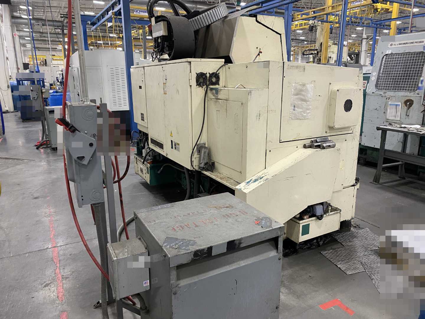 Nakamura-Tome Slant-4B CNC Horizontal Turning Center Fanuc 11T/15-T, 1992, 12" Chuck, 33.86" Swing, 20.47" Over Saddle, 18.31" Turn Dia, 63.38" Z-Travel, 10-Station Turret