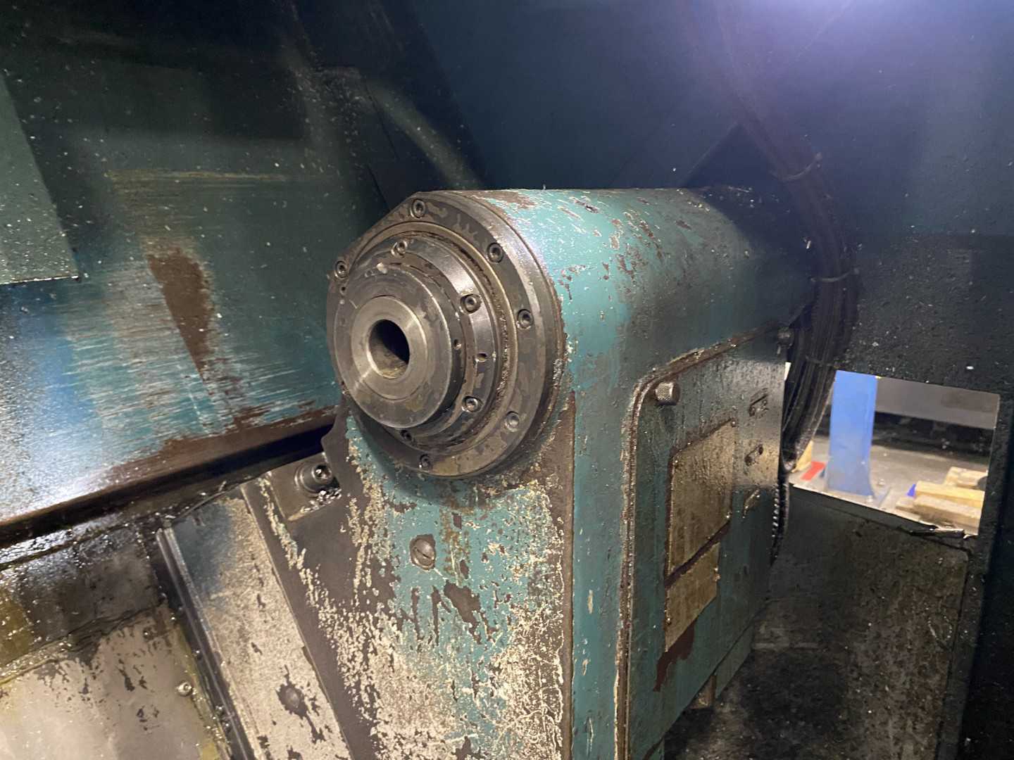 Nakamura-Tome Slant-4B CNC Horizontal Turning Center Fanuc 11T/15-T, 1992, 12" Chuck, 33.86" Swing, 20.47" Over Saddle, 18.31" Turn Dia, 63.38" Z-Travel, 10-Station Turret