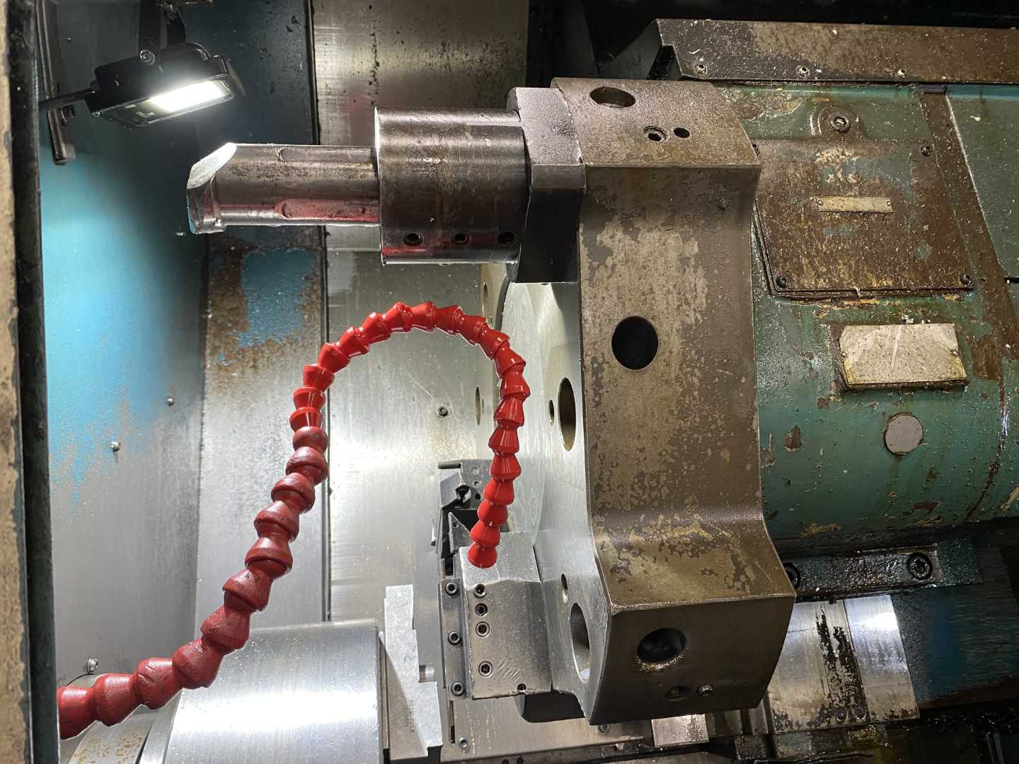 Nakamura-Tome Slant-4B CNC Horizontal Turning Center Fanuc 11T/15-T, 1992, 12" Chuck, 33.86" Swing, 20.47" Over Saddle, 18.31" Turn Dia, 63.38" Z-Travel, 10-Station Turret