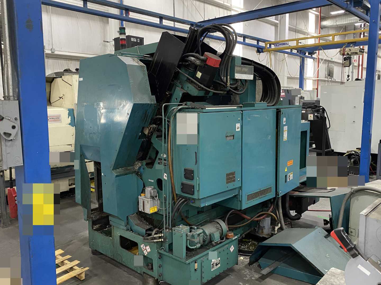 PARTS UNIT Nakamura-Tome Slant-4B CNC Horizontal Turning Center (HTC), Fanuc Panel, 12" Chuck, 33.86" Swing Over Bed, 20.47" Swing Over Saddle, 18.31" Turning Diameter