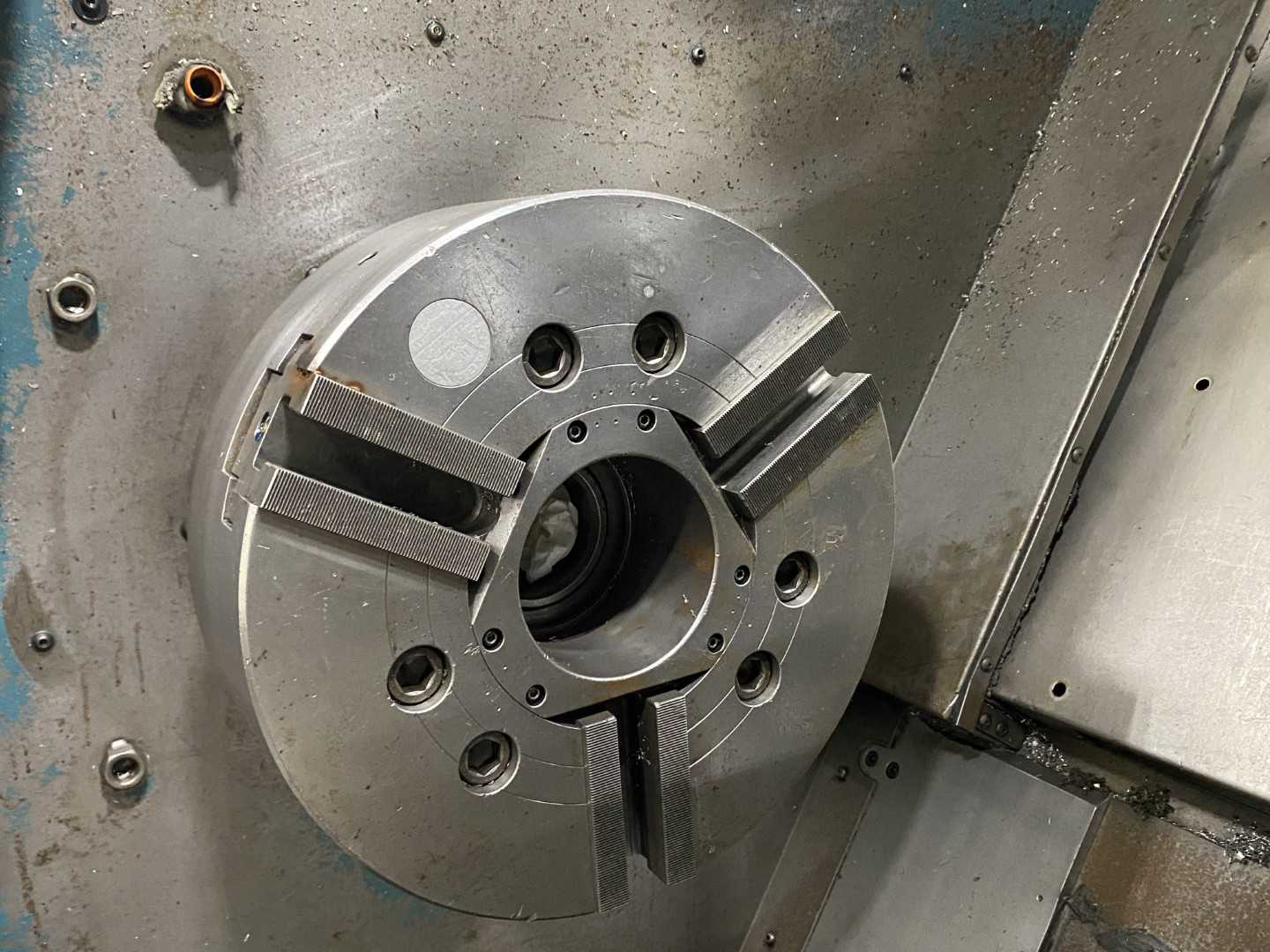 PARTS UNIT Nakamura-Tome Slant-4B CNC Horizontal Turning Center (HTC), Fanuc Panel, 12" Chuck, 33.86" Swing Over Bed, 20.47" Swing Over Saddle, 18.31" Turning Diameter