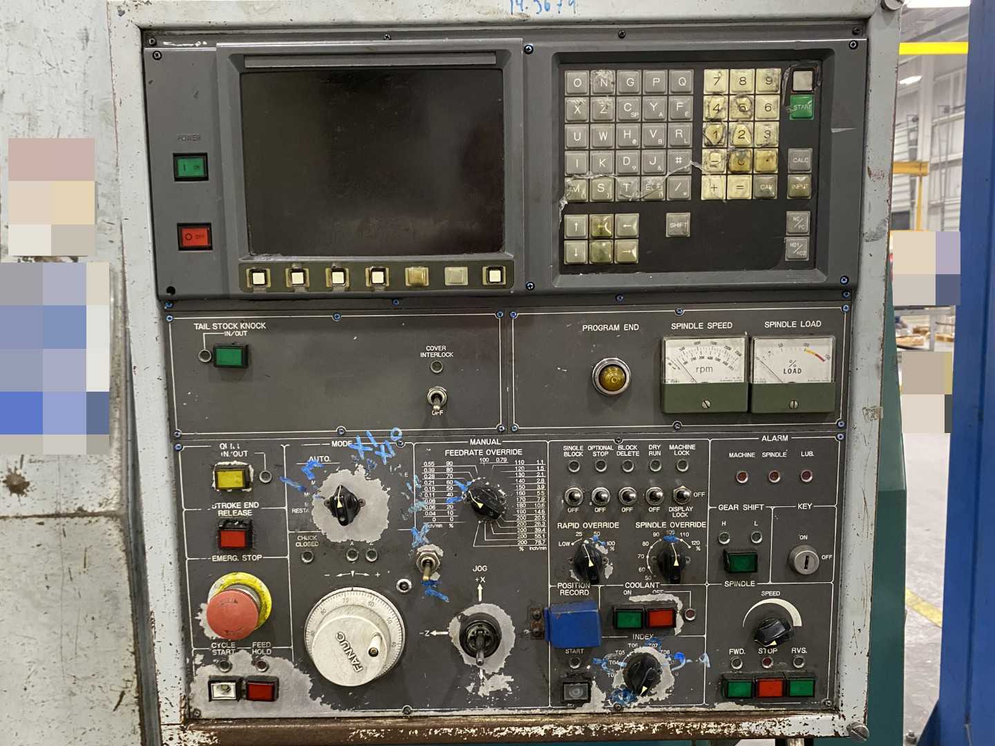 PARTS UNIT Nakamura-Tome Slant-4B CNC Horizontal Turning Center (HTC), Fanuc Panel, 12" Chuck, 33.86" Swing Over Bed, 20.47" Swing Over Saddle, 18.31" Turning Diameter