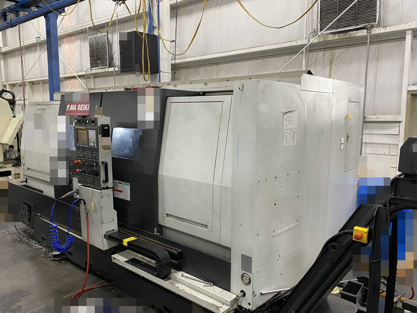 Yama Seiki GS-4000L CNC Horizontal Turning Center Fanuc 0i-TD, 18,086 Hours, 2010, 18" Chuck, 30.31" Swing, 24.41" Turn Dia, 32.2" Length, 30/37 kW, 12-Station Drum Turret