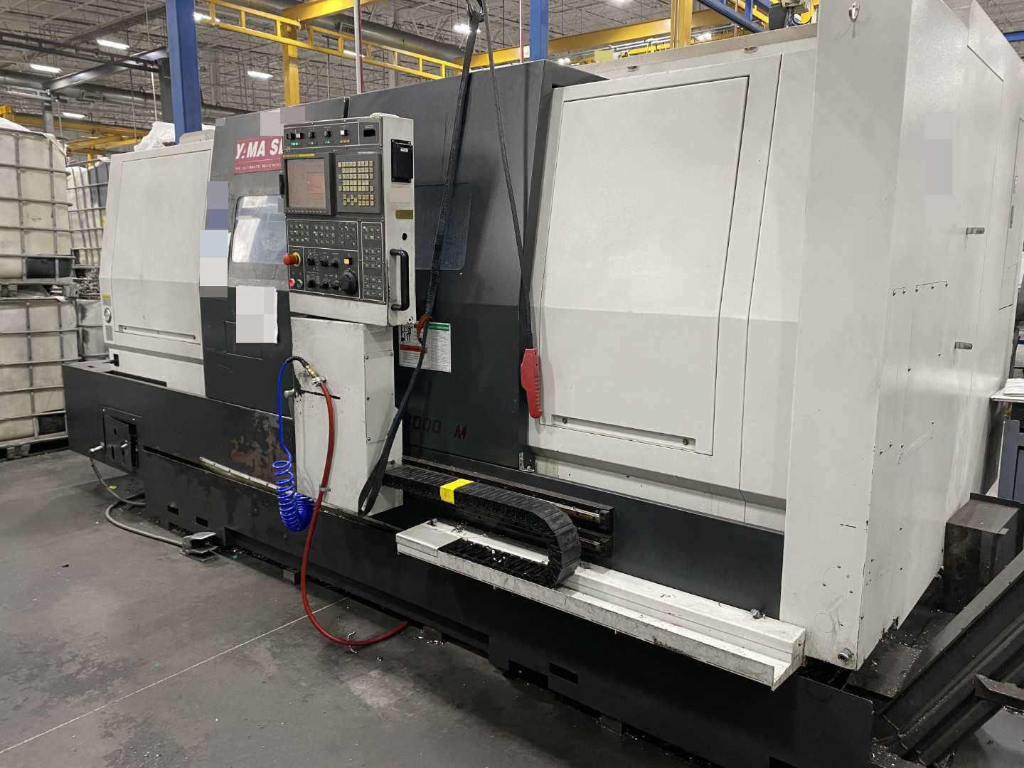 Yama Seiki GS-4000LM CNC Horizontal Turning Center Fanuc 0i-TD, 20,635 Hours, 2012, 18" Chuck, 30.31" Swing, 24.4" Turn Dia, 59.05" Length, Live Tooling, 12-Station Turret