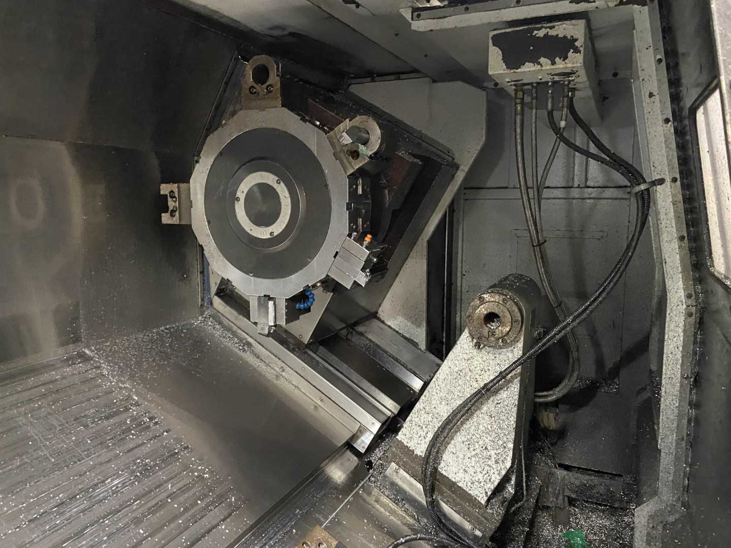 Yama Seiki GS-4000LM CNC Horizontal Turning Center Fanuc 0i-TD, 20,635 Hours, 2012, 18" Chuck, 30.31" Swing, 24.4" Turn Dia, 59.05" Length, Live Tooling, 12-Station Turret