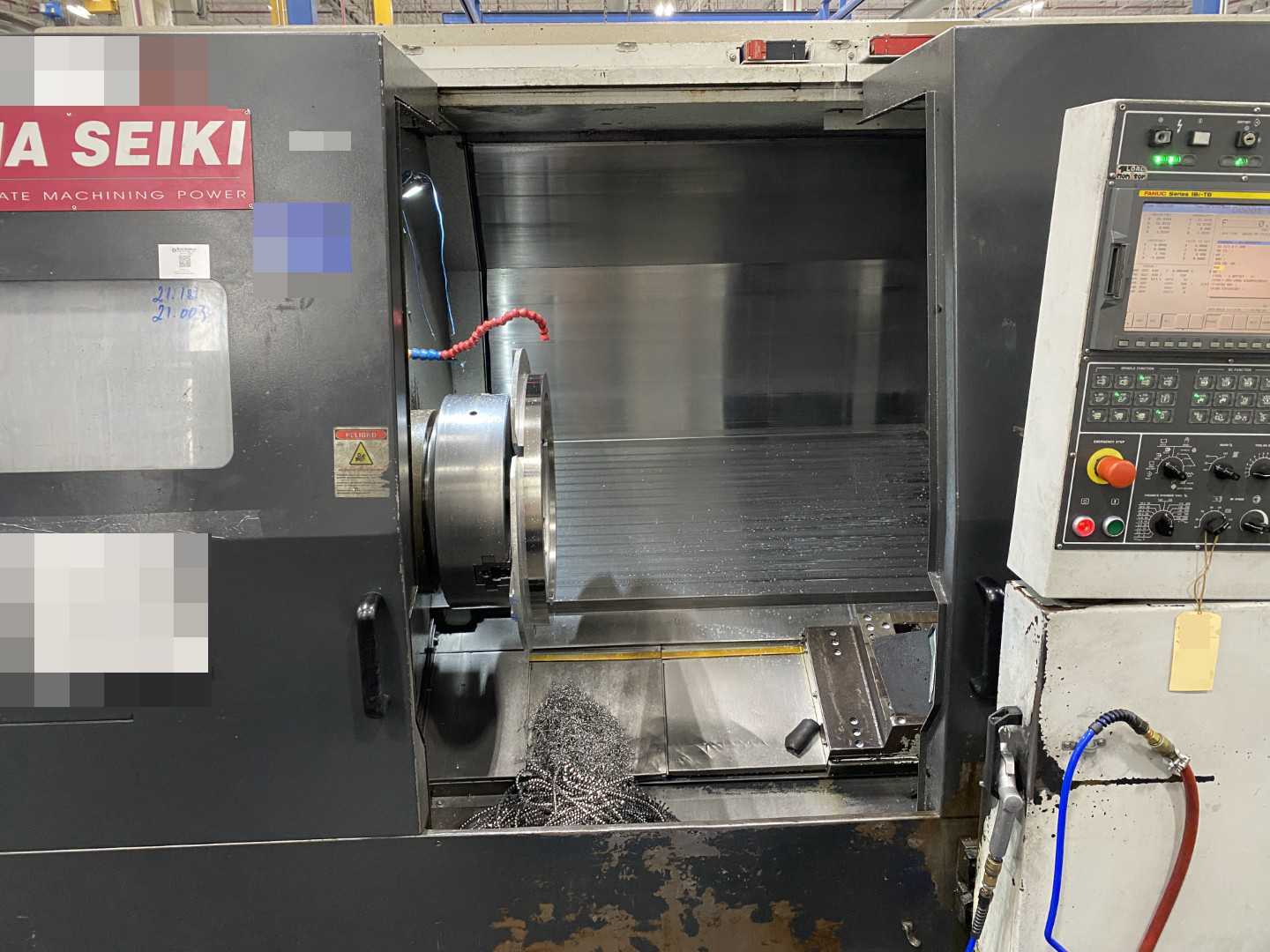 Yama Seiki GS-4000LM CNC Horizontal Turning Center Fanuc 0i-TD, 20,635 Hours, 2012, 18" Chuck, 30.31" Swing, 24.4" Turn Dia, 59.05" Length, Live Tooling, 12-Station Turret