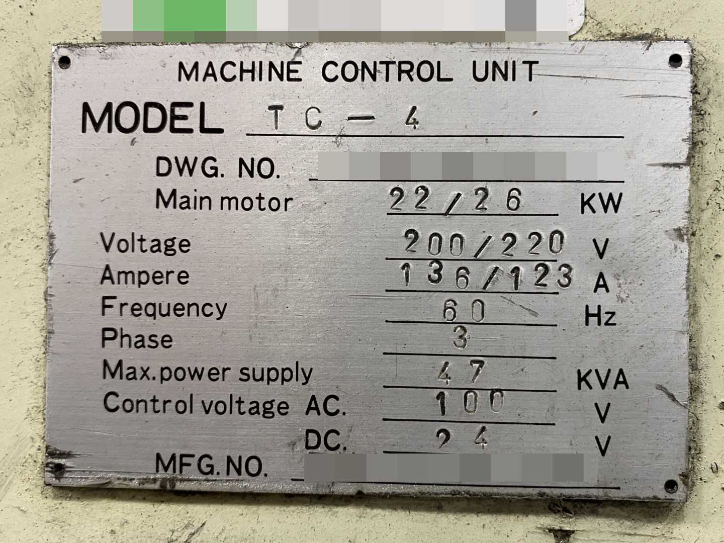 PARTS UNIT Takisawa TC-4 CNC Horizontal Turning Center Fanuc Series O-T, 10-12" Chuck, 23.62" Swing, 17.32" Turning Diameter, 40.15" Turning Length, 3.5" Bar Capacity, 2,500 rpm