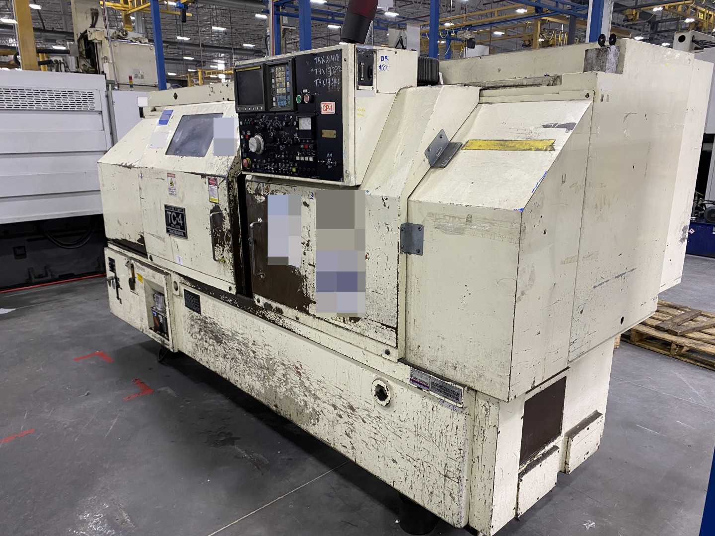 PARTS UNIT Takisawa TC-4 CNC Horizontal Turning Center Fanuc Series O-T, 10-12" Chuck, 23.62" Swing, 17.32" Turning Diameter, 40.15" Turning Length, 3.5" Bar Capacity, 2,500 rpm