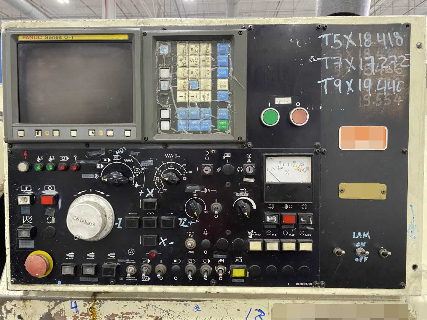 PARTS UNIT Takisawa TC-4 CNC Horizontal Turning Center Fanuc Series O-T, 10-12" Chuck, 23.62" Swing, 17.32" Turning Diameter, 40.15" Turning Length, 3.5" Bar Capacity, 2,500 rpm