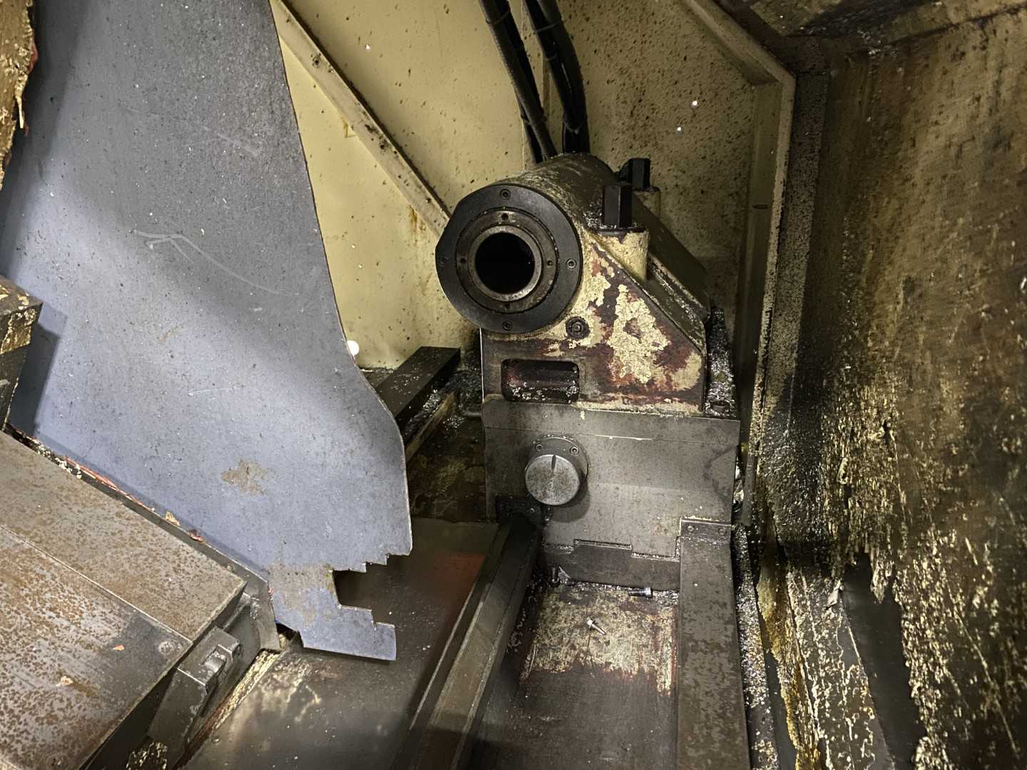 PARTS UNIT Takisawa TC-4 CNC Horizontal Turning Center Fanuc Series O-T, 10-12" Chuck, 23.62" Swing, 17.32" Turning Diameter, 40.15" Turning Length, 3.5" Bar Capacity, 2,500 rpm