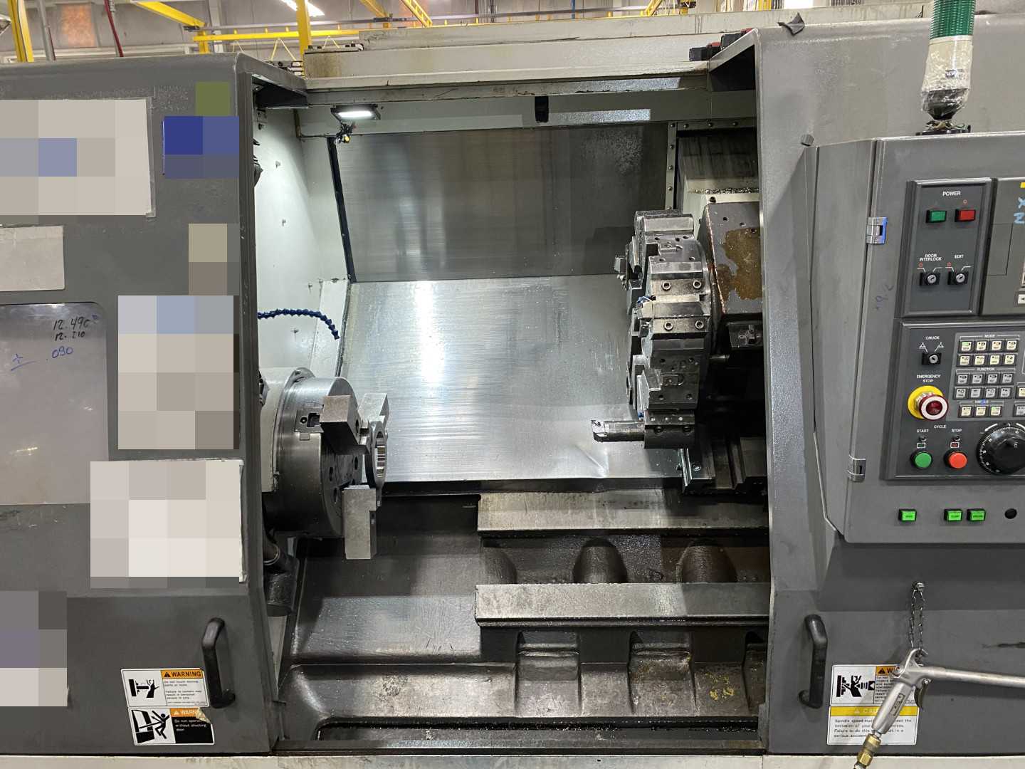 SMEC SL35A/1500 CNC Horizontal Turning Center Fanuc Oi-TC, 24,598 Hours, 2009, 15" Chuck, 23.62" Swing, 16.73" Over Slide, 16.5" Turn Dia, 60.2" Length, 2,000 RPM, 10-Station Turret