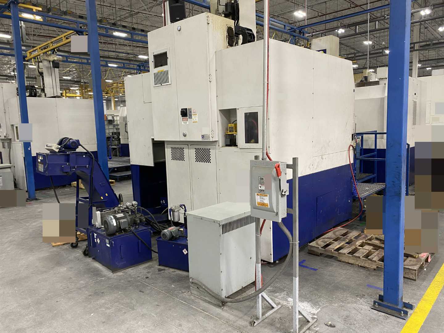 Honor Seiki VL-86C CNC Vertical Turning Center Fanuc 0i-TD, 24,314 Hours, 2012, 31.5" Table, 37.4" Swing, 37.4" Turn Dia, 25.6" Turn Height, 12-Station Turret, 40 kVA