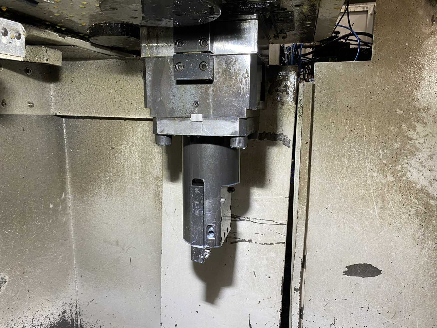 Honor Seiki VL-86C CNC Vertical Turning Center Fanuc 0i-TD, 24,314 Hours, 2012, 31.5" Table, 37.4" Swing, 37.4" Turn Dia, 25.6" Turn Height, 12-Station Turret, 40 kVA