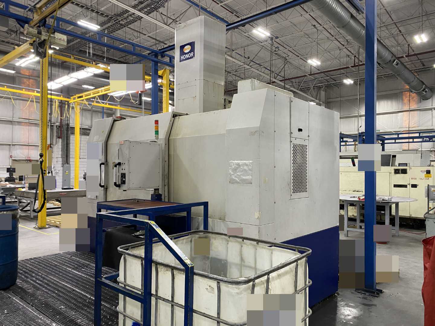 Honor Seiki VL-86C CNC Vertical Turning Center Fanuc 0i-TD, 24,314 Hours, 2012, 31.5" Table, 37.4" Swing, 37.4" Turn Dia, 25.6" Turn Height, 12-Station Turret, 40 kVA