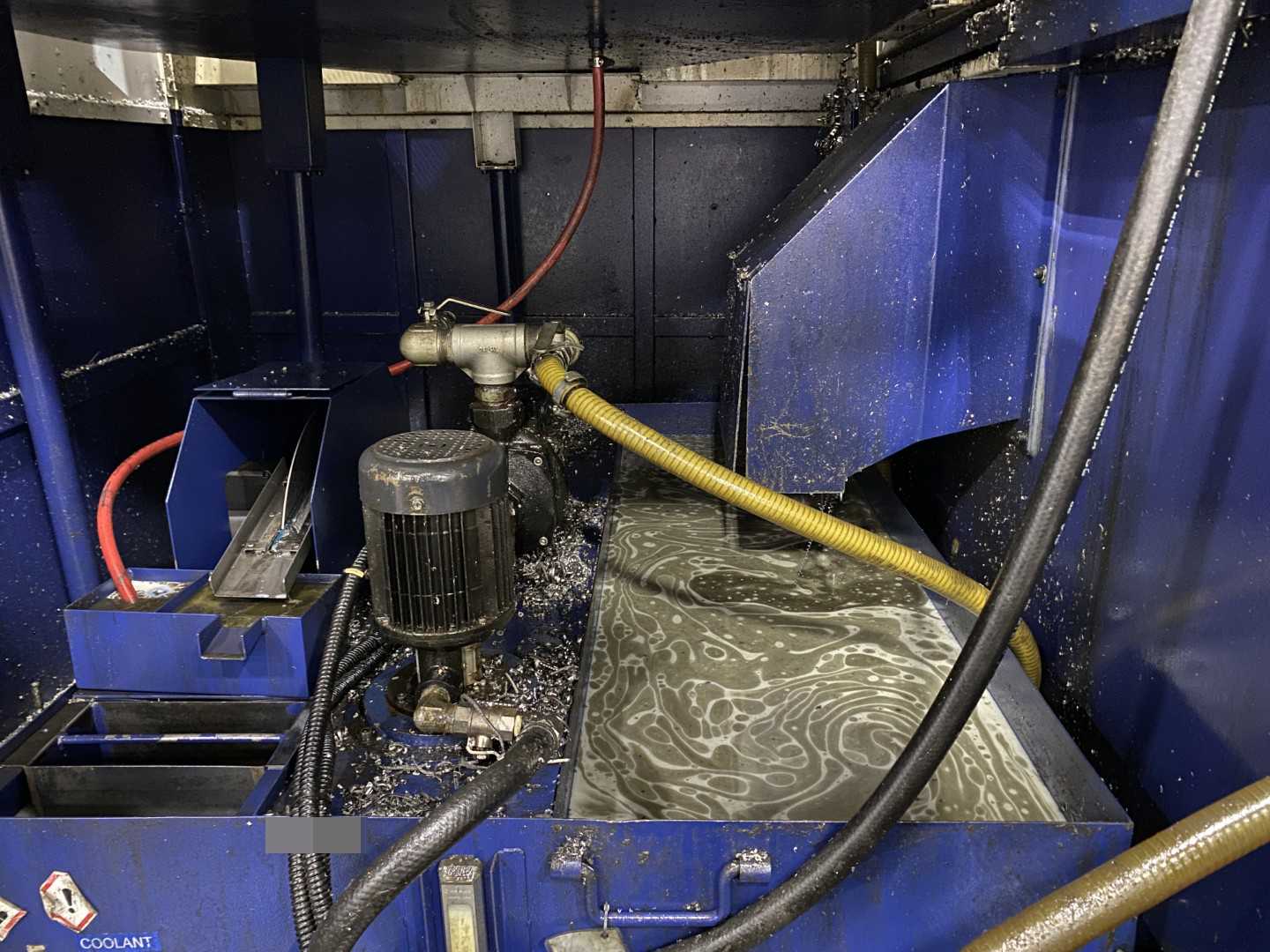 Honor Seiki VL-86C CNC Vertical Turning Center Fanuc 0i-TD, 24,314 Hours, 2012, 31.5" Table, 37.4" Swing, 37.4" Turn Dia, 25.6" Turn Height, 12-Station Turret, 40 kVA