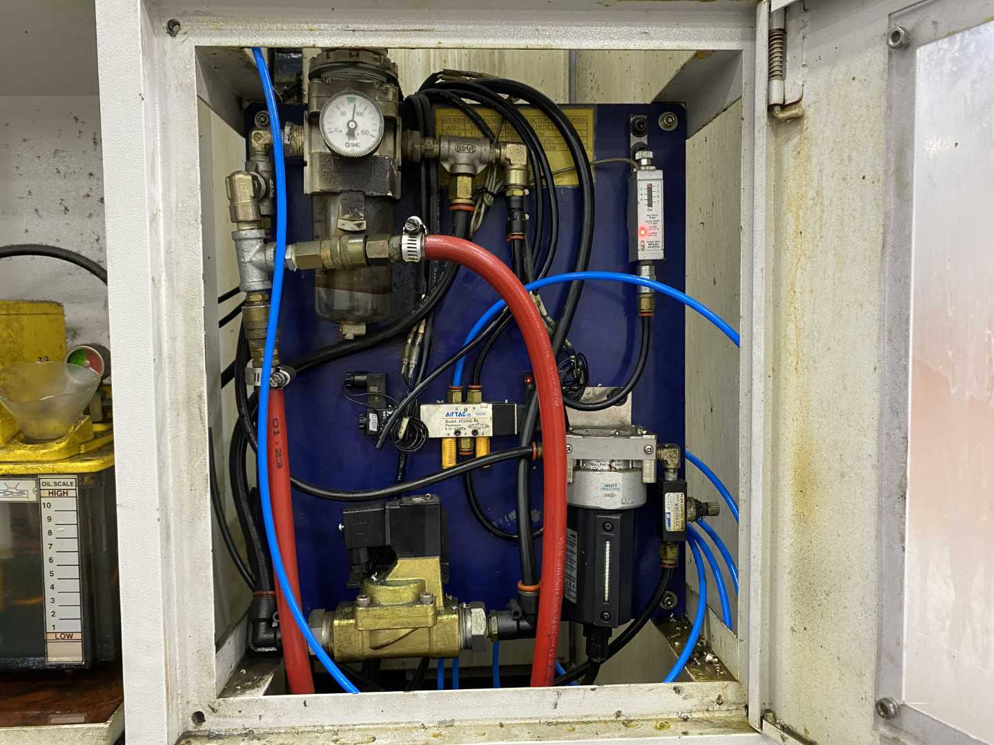 Honor Seiki VL-86C CNC Vertical Turning Center Fanuc 0i-TD, 24,314 Hours, 2012, 31.5" Table, 37.4" Swing, 37.4" Turn Dia, 25.6" Turn Height, 12-Station Turret, 40 kVA