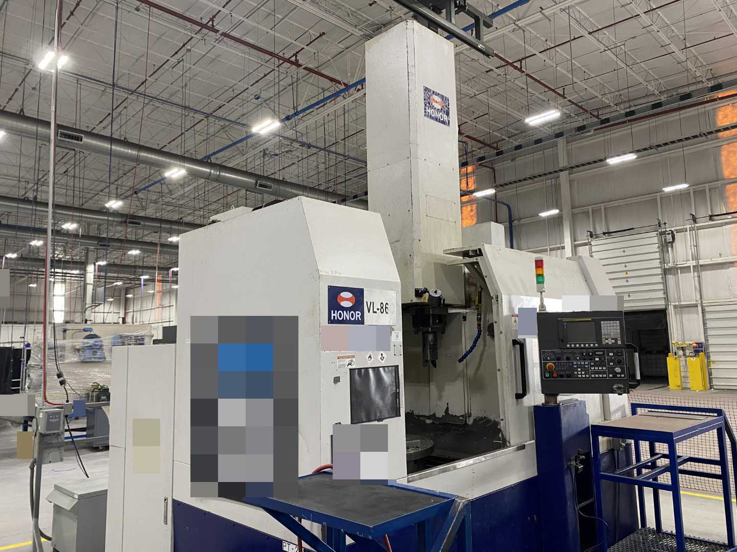 Honor Seiki VL-86C CNC Vertical Turning Center Fanuc 0i-TF, 2016, 31.5" Table, 37.4" Swing, 37.4" Turn Dia, 25.5" Turn Height, 12-Station Turret, 70 kVA