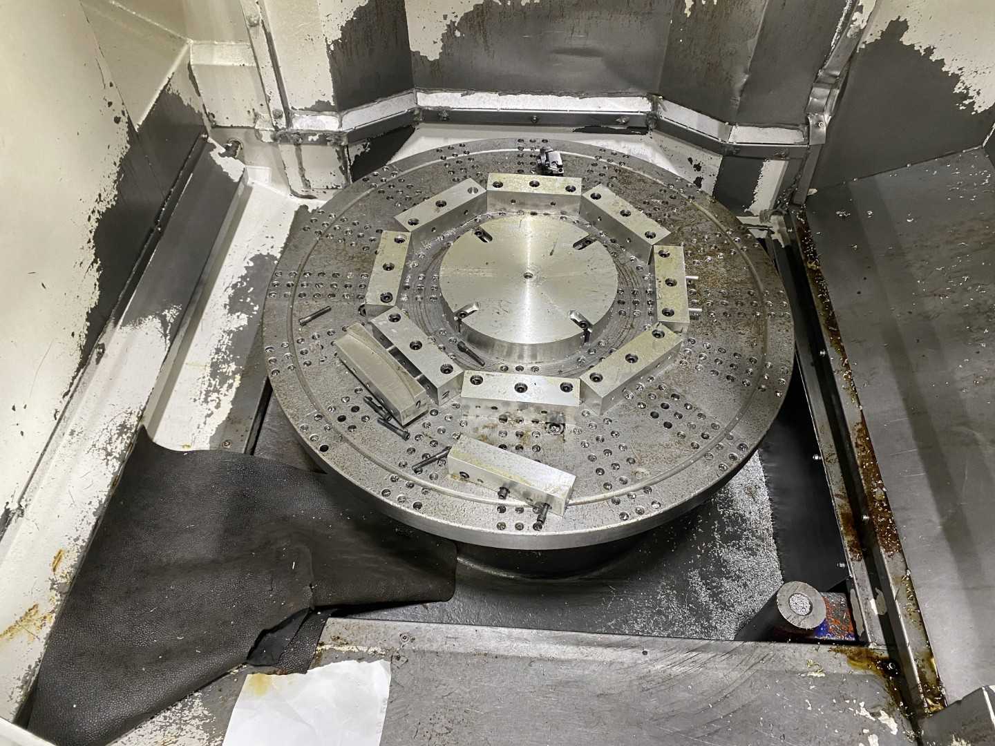 Honor Seiki VL-86C CNC Vertical Turning Center Fanuc 0i-TF, 2016, 31.5" Table, 37.4" Swing, 37.4" Turn Dia, 25.5" Turn Height, 12-Station Turret, 70 kVA