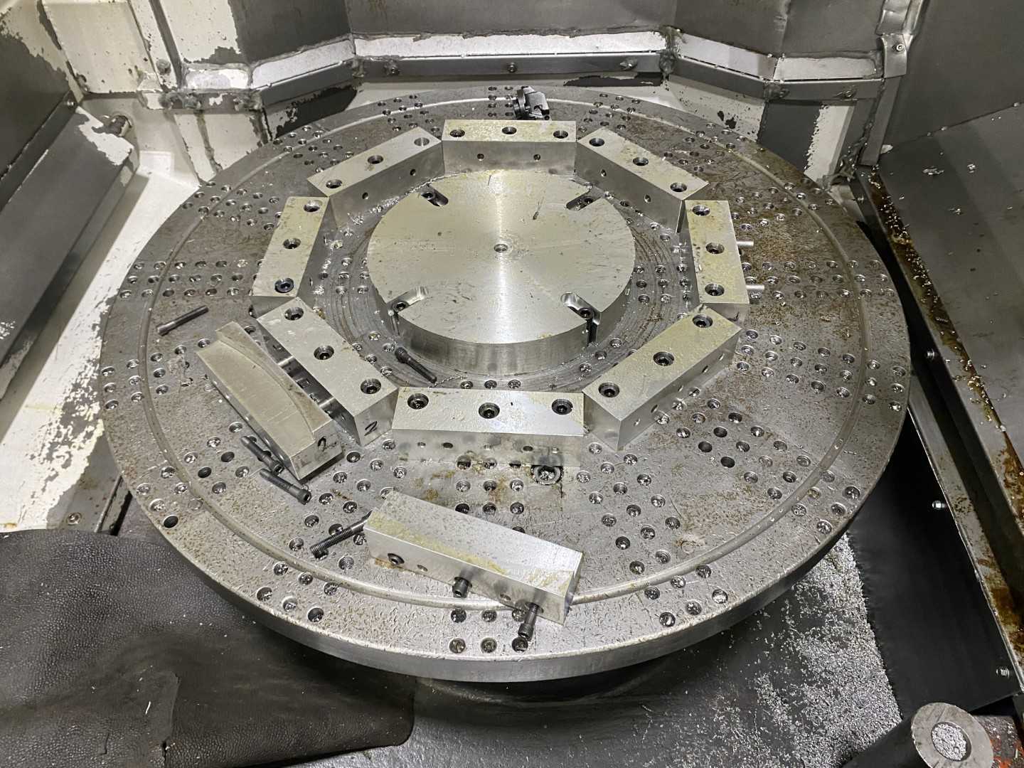 Honor Seiki VL-86C CNC Vertical Turning Center Fanuc 0i-TF, 2016, 31.5" Table, 37.4" Swing, 37.4" Turn Dia, 25.5" Turn Height, 12-Station Turret, 70 kVA