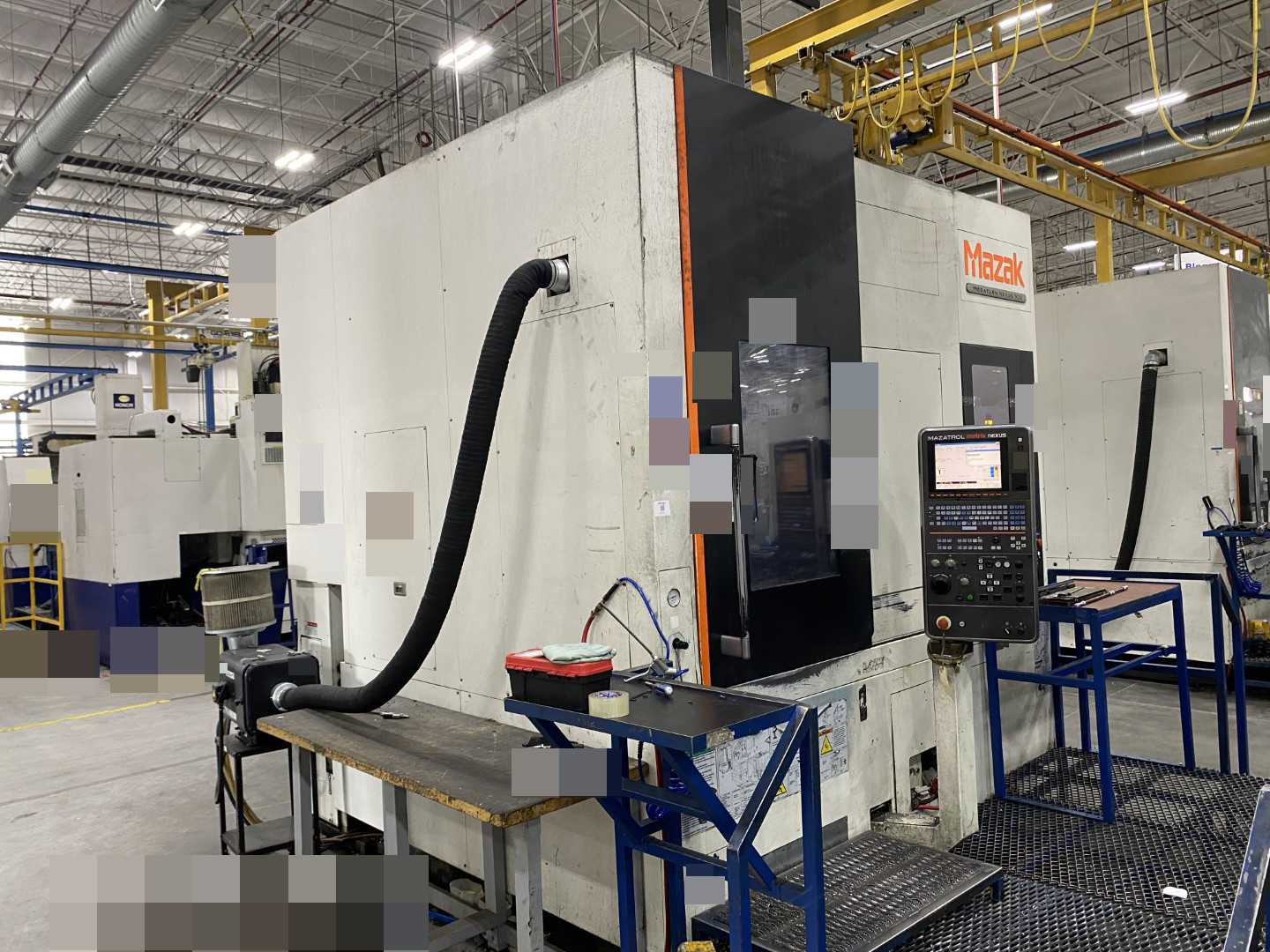 Mazak Megaturn Nexus 900 CNC Vertical Turning Center Mazatrol Matrix Nexus 2, 26,469 Hours, 2012, 36" Chuck, 39.37" Swing, 36.22" Turn Dia, 31.50" Turn Height, 12-Station Turret