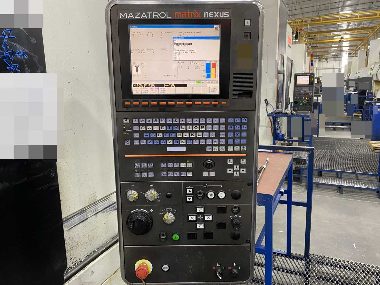 Mazak Megaturn Nexus 900 CNC Vertical Turning Center Mazatrol Matrix Nexus 2, 26,469 Hours, 2012, 36" Chuck, 39.37" Swing, 36.22" Turn Dia, 31.50" Turn Height, 12-Station Turret