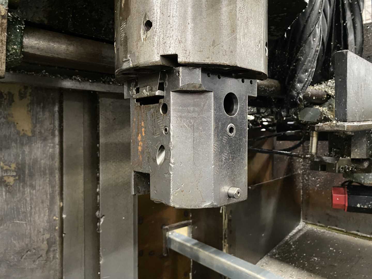 PARTS UNIT Bullard DYN-AU-TAPE 46" Vertical Turret Lathe VTL NCC, GE Fanuc Series 18-T, 46" Table, 58" Swing, 46" Turning Diameter, 60" Turning Height, 75 Hp