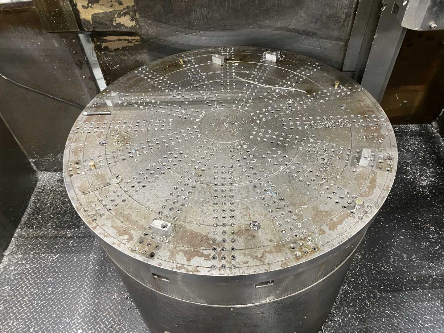 PARTS UNIT Bullard DYN-AU-TAPE 46" Vertical Turret Lathe VTL NCC, GE Fanuc Series 18-T, 46" Table, 58" Swing, 46" Turning Diameter, 60" Turning Height, 75 Hp