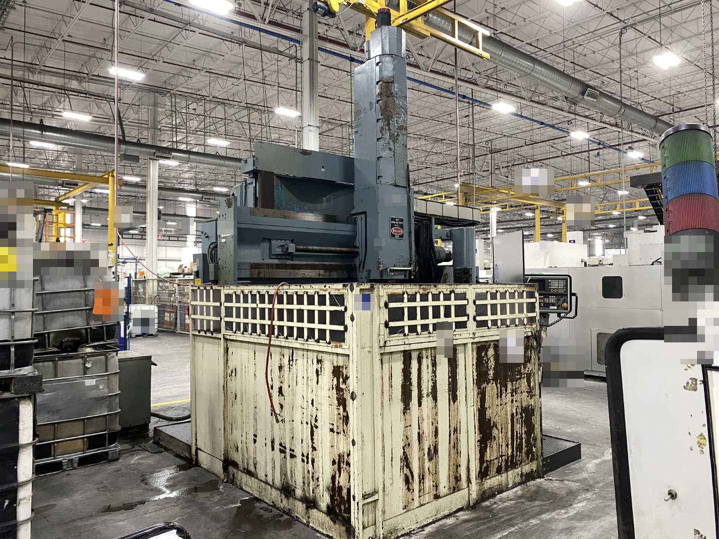 PARTS UNIT Bullard DYN-AU-TAPE 46" Vertical Turret Lathe VTL NCC, GE Fanuc Series 18-T, 46" Table, 58" Swing, 46" Turning Diameter, 60" Turning Height, 75 Hp