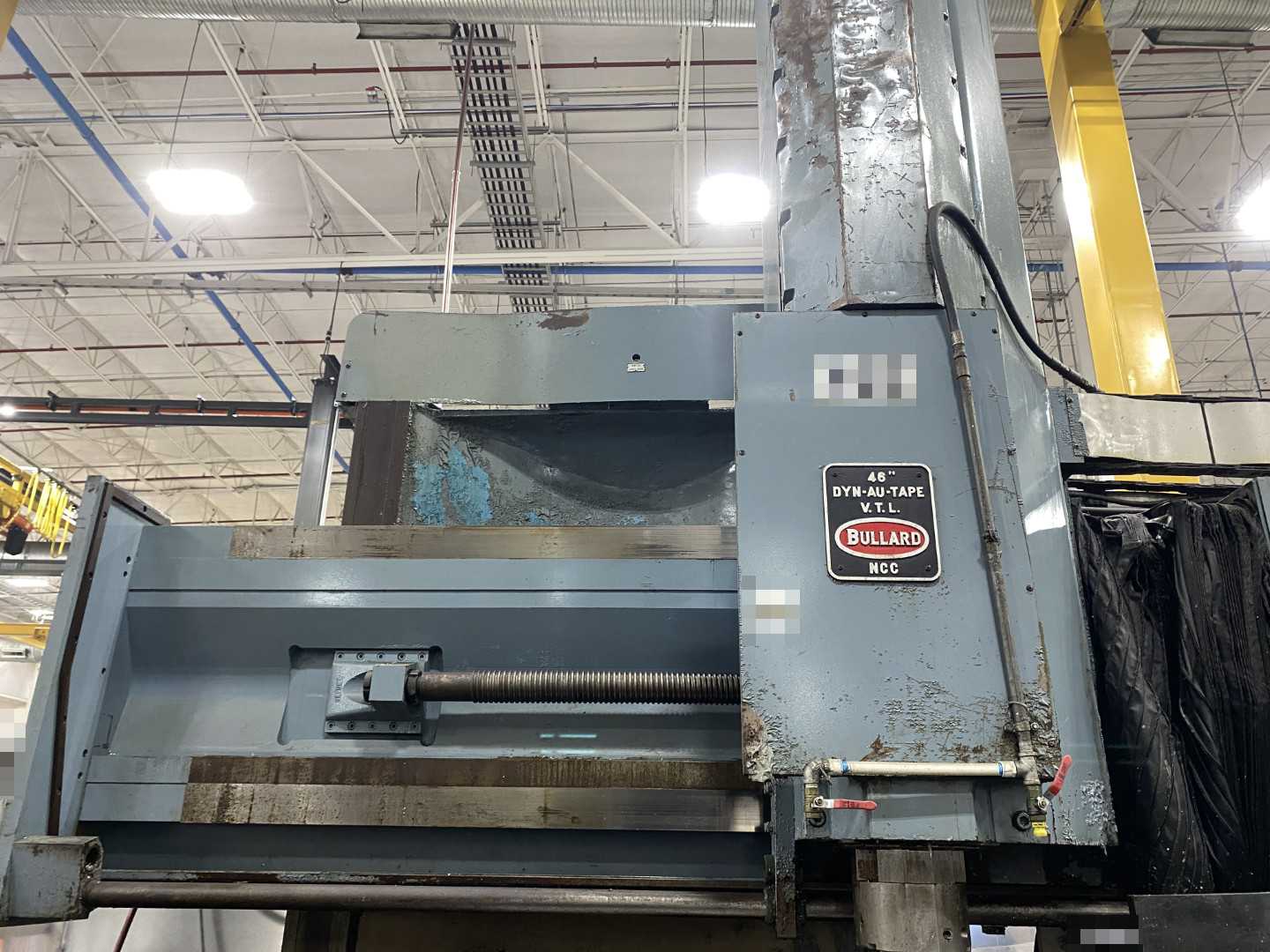 PARTS UNIT Bullard DYN-AU-TAPE 46" Vertical Turret Lathe VTL NCC, GE Fanuc Series 18-T, 46" Table, 58" Swing, 46" Turning Diameter, 60" Turning Height, 75 Hp